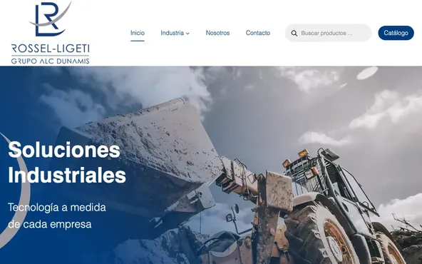 Sitio web de Rossel Ligeti — Servicios profesionales, desarrollado por Rómpela