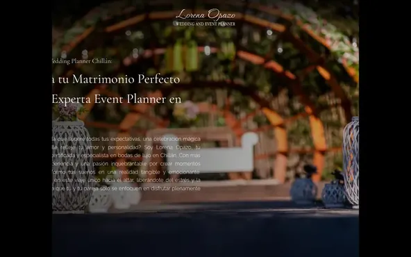 Sitio web de Wedding Planner Chillán — Bodas, desarrollado por Rómpela